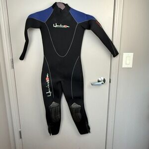 Henderson Thermoprene 7mm Youth/Kids Full Wetsuit  Size 10 Rear Zip Cold Water